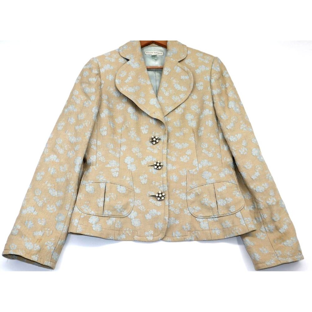 Banana Republic Blazer Sz12 Rhinestone Academia Office Siren Corpcore Old Money